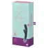 Satisfyer Triple Lover - wibrator do punktu G i masażu - silikon srebrny