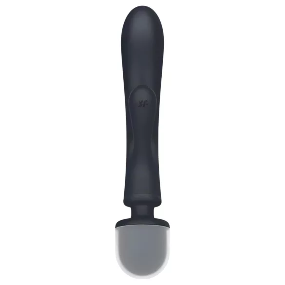 Satisfyer Triple Lover - wibrator do punktu G i masażu - silikon srebrny