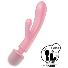   Satisfyer - wibrator punktu G i masażer łechtaczki - silikonowy - różowy