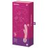 Satisfyer - wibrator punktu G i masażer łechtaczki - silikonowy - różowy