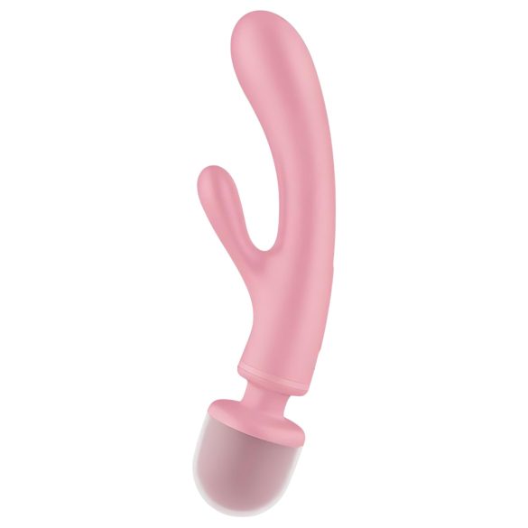Satisfyer - wibrator punktu G i masażer łechtaczki - silikonowy - różowy