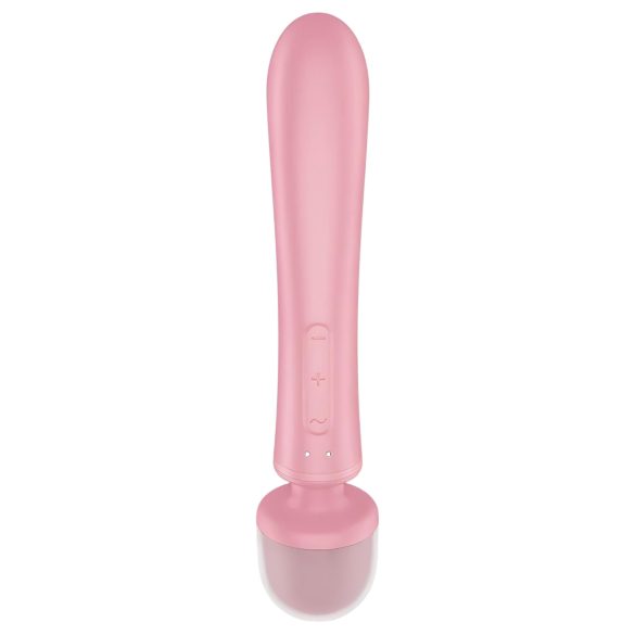 Satisfyer - wibrator punktu G i masażer łechtaczki - silikonowy - różowy