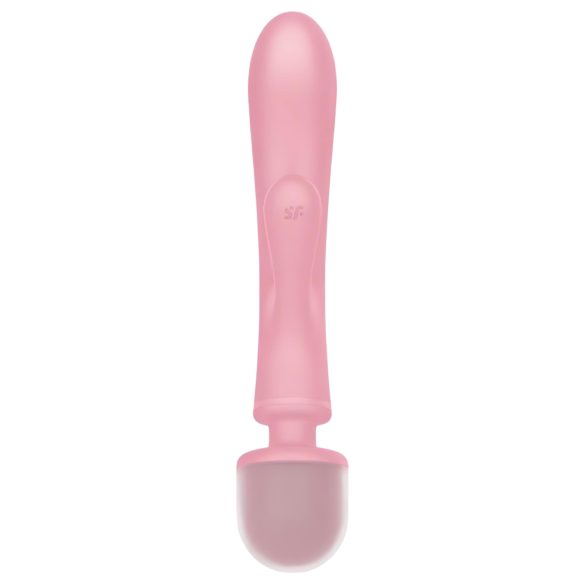 Satisfyer - wibrator punktu G i masażer łechtaczki - silikonowy - różowy