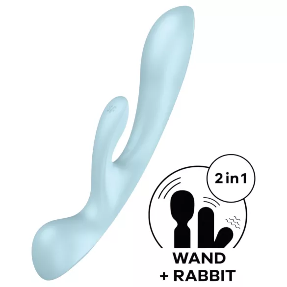 Satisfyer Triple Oh - wibrator z funkcją stymulacji łechtaczki - akumulatorowy