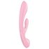 Satisfyer Triple Oh - wibrujący masażer z akumulatorem i ramieniem do łechtaczki (różowy)