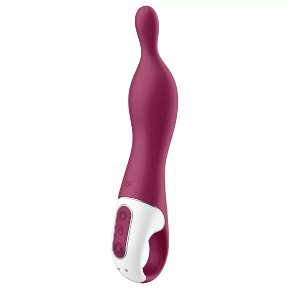 Satisfyer A-Mazing 1 - wibrator do punktu A - bezprzewodowy - czerwony