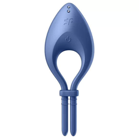 Satisfyer Bullseye - wibrujący pierścień na penisa sterowany aplikacją, dla mężczyzn (niebieski)