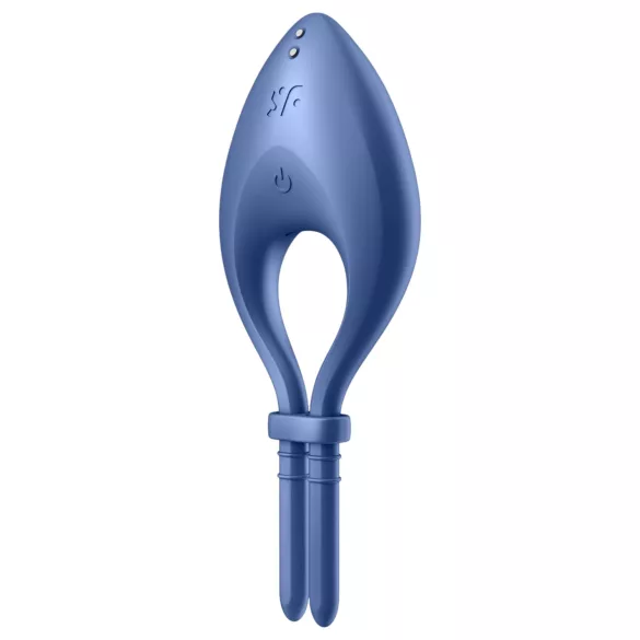 Satisfyer Bullseye - wibrujący pierścień na penisa sterowany aplikacją, dla mężczyzn (niebieski)