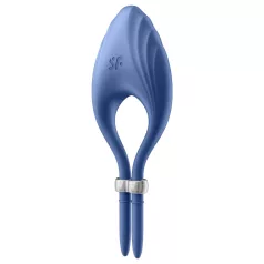   Satisfyer Duelist - pierścień wibracyjny na penisa - akumulatorowy - niebieski