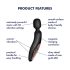 Satisfyer Wand-erland - czarny wibrator do masażu