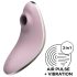 Satisfyer Vulva Lover 1 - stymulator łechtaczki z falą powietrzną (fioletowy)