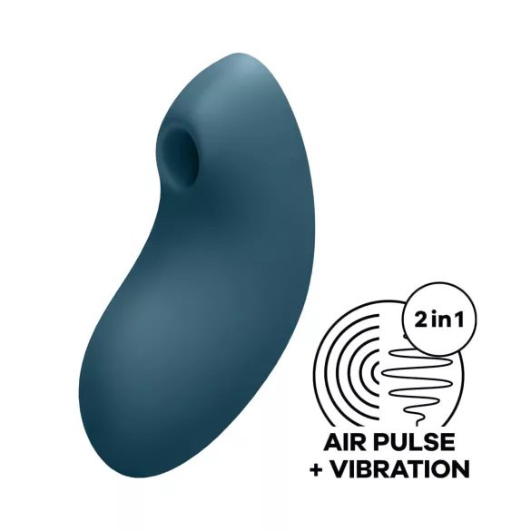 Satisfyer Vulva Lover 2 - bezprzewodowy pulsacyjny stymulator łechtaczki (niebieski)