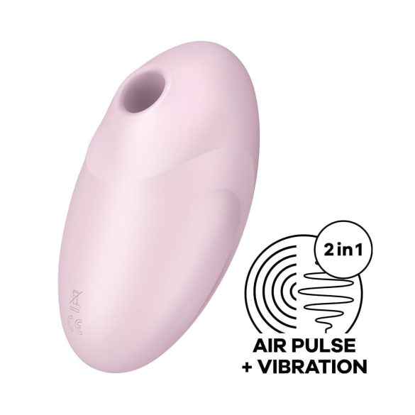Satisfyer Vulva Lover 3 - stymulator łechtaczki pulsacyjny bezprzewodowy różowy