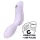 Satisfyer Curvy Trinity 2 - wibrator 2w1 z falami powietrza - fioletowy