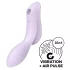 Satisfyer Curvy Trinity 2 - wibrator 2w1 z falami powietrza - fioletowy