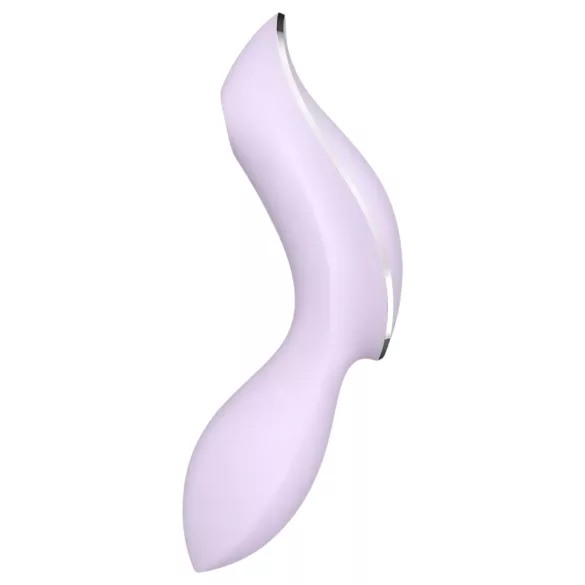Satisfyer Curvy Trinity 2 - wibrator 2w1 z falami powietrza - fioletowy