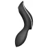 Satisfyer Curvy Trinity 2 - wibrator 2w1 z falami powietrza - czarny