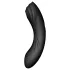 Satisfyer Curvy Trinity 4 - wibrator 2w1 z falami powietrznymi (czarny)