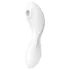 Satisfyer Curvy Trinity 5+ - wibrator 2w1 sterowany aplikacją (biały)