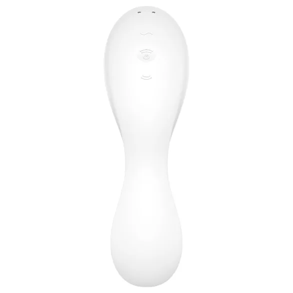 Satisfyer Curvy Trinity 5+ - wibrator 2w1 sterowany aplikacją (biały)