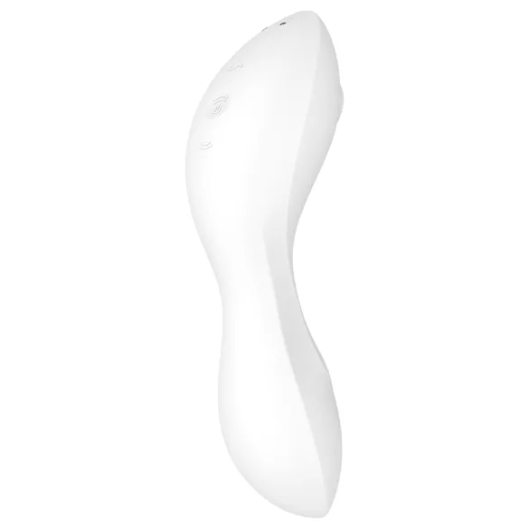 Satisfyer Curvy Trinity 5+ - wibrator 2w1 sterowany aplikacją (biały)