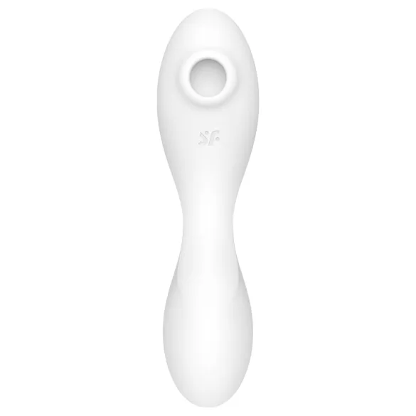 Satisfyer Curvy Trinity 5+ - wibrator 2w1 sterowany aplikacją (biały)