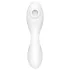 Satisfyer Curvy Trinity 5+ - wibrator 2w1 sterowany aplikacją (biały)