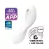 Satisfyer Curvy Trinity 5+ - wibrator 2w1 sterowany aplikacją (biały)
