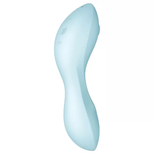 Satisfyer Curvy Trinity 5+ - wibrator 2w1 sterowany aplikacją (niebieski)