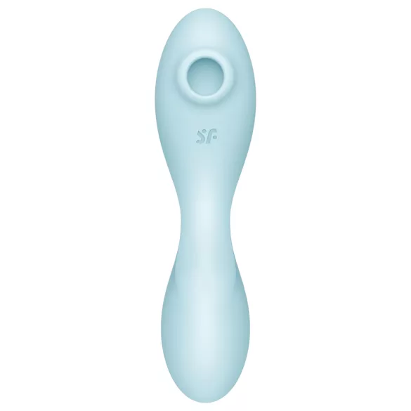 Satisfyer Curvy Trinity 5+ - wibrator 2w1 sterowany aplikacją (niebieski)