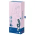 Satisfyer Hug Me - wibrator z uchwytem na łechtaczkę sterowany aplikacją (niebieski)