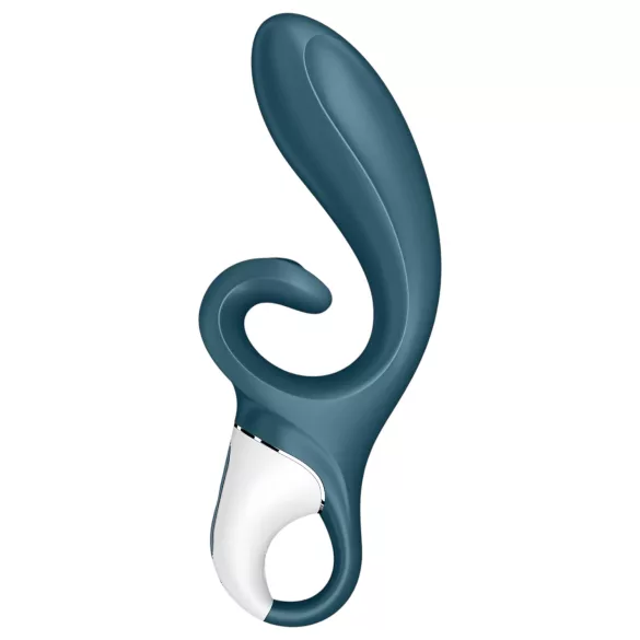 Satisfyer Hug Me - wibrator z uchwytem na łechtaczkę sterowany aplikacją (niebieski)