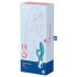 Satisfyer Embrace Me - akumulatorowy wibrator z ramieniem (turkusowy)