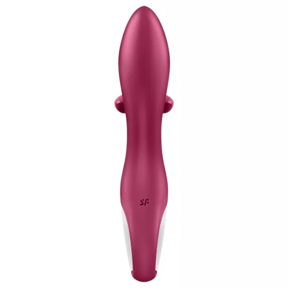 Satisfyer Embrace Me - wibrator łechtaczkowy z ramieniem - akumulator - czerwony