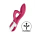 Satisfyer Embrace Me - wibrator łechtaczkowy z ramieniem - akumulator - czerwony