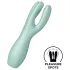Satisfyer Threesome 3 - wibrator łechtaczkowy akumulatorowy (miętowy)