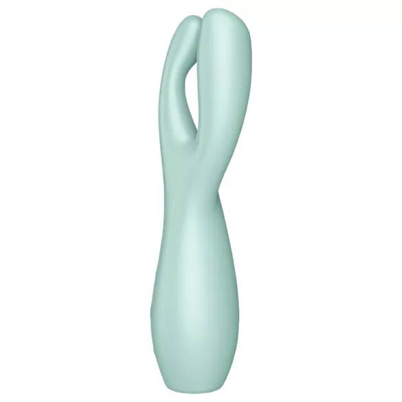 Satisfyer Threesome 3 - wibrator łechtaczkowy akumulatorowy (miętowy)