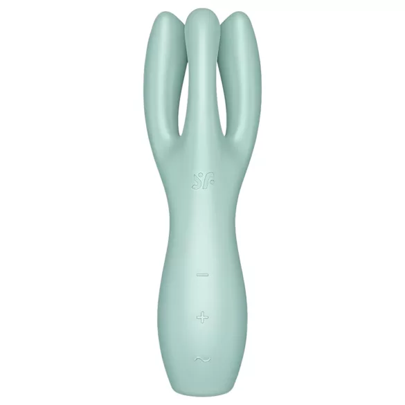 Satisfyer Threesome 3 - wibrator łechtaczkowy akumulatorowy (miętowy)