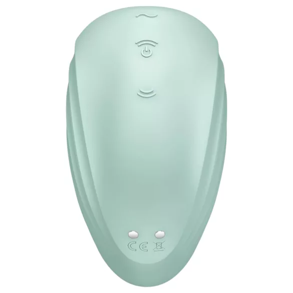 Satisfyer Pearl Diver - wibrator do łechtaczki z falami powietrza - miętowy