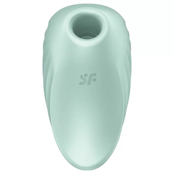 Satisfyer Pearl Diver - wibrator do łechtaczki z falami powietrza - miętowy