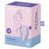 Satisfyer Pearl Diver - wibrator do łechtaczki z falami powietrza - fioletowy
