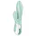 Satisfyer Air Pump Bunny 5 - wibrująca, pompowana zabawka sterowana aplikacją (miętowa)