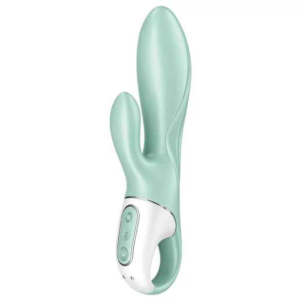 Satisfyer Air Pump Bunny 5 - wibrująca, pompowana zabawka sterowana aplikacją (miętowa)