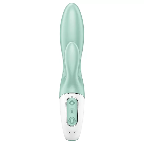 Satisfyer Air Pump Bunny 5 - wibrująca, pompowana zabawka sterowana aplikacją (miętowa)
