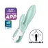 Satisfyer Air Pump Bunny 5 - wibrująca, pompowana zabawka sterowana aplikacją (miętowa)
