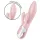 Satisfyer Air Pump Bunny 3 - wibrujący stymulator powietrzny - silikon różowy