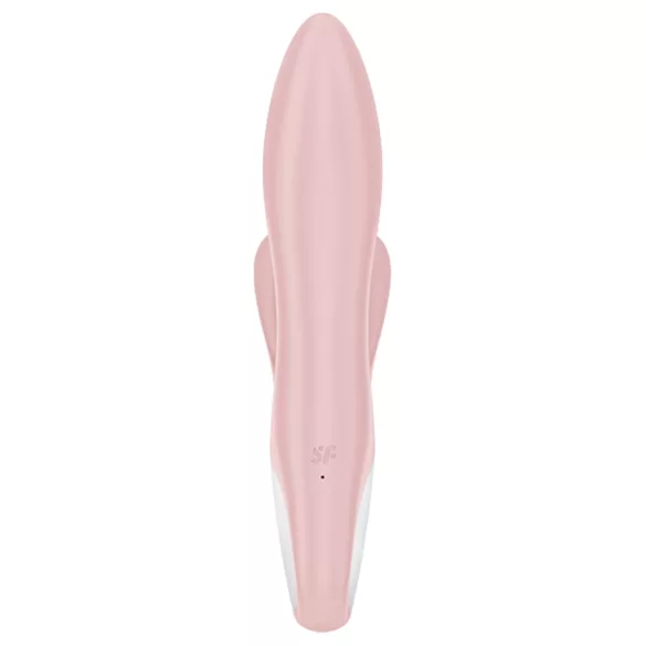 Satisfyer Air Pump Bunny 3 - wibrujący stymulator powietrzny - silikon różowy