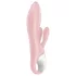 Satisfyer Air Pump Bunny 3 - wibrujący stymulator powietrzny - silikon różowy