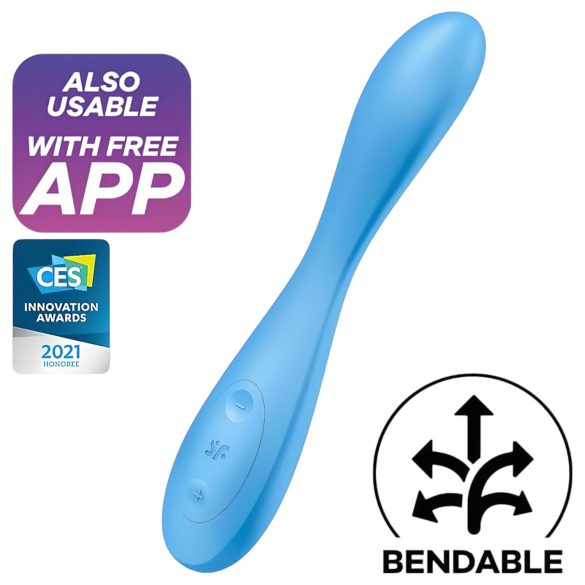 Satisfyer - wibrator punktu G z funkcją smart - turkusowy