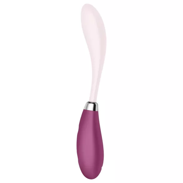 Satisfyer - wibrator do punktu G ładowany USB - silikon różowo-czerwony